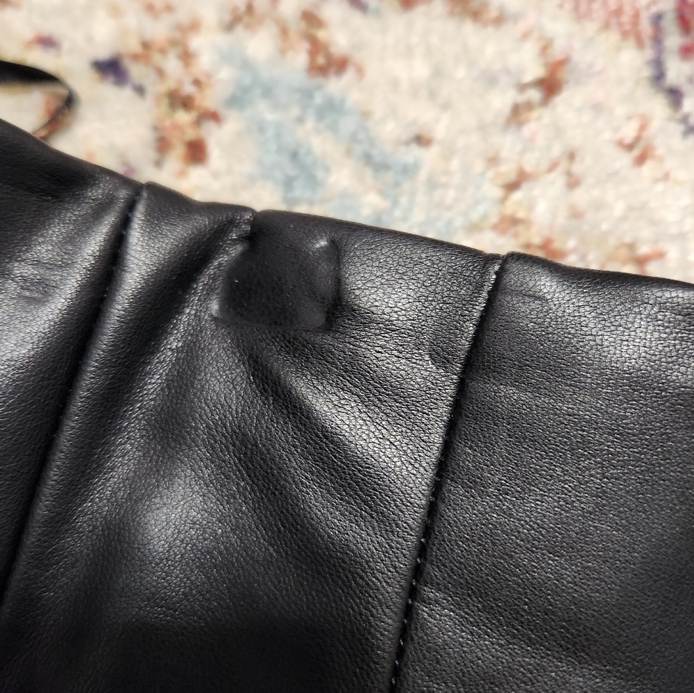 Eloquii Faux Leather Skirt Black Size 24 - Picture 7 of 11